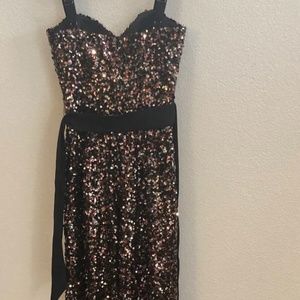 Dress the Population Lila Sequin Jumpsuit, BRAND NEW, Small